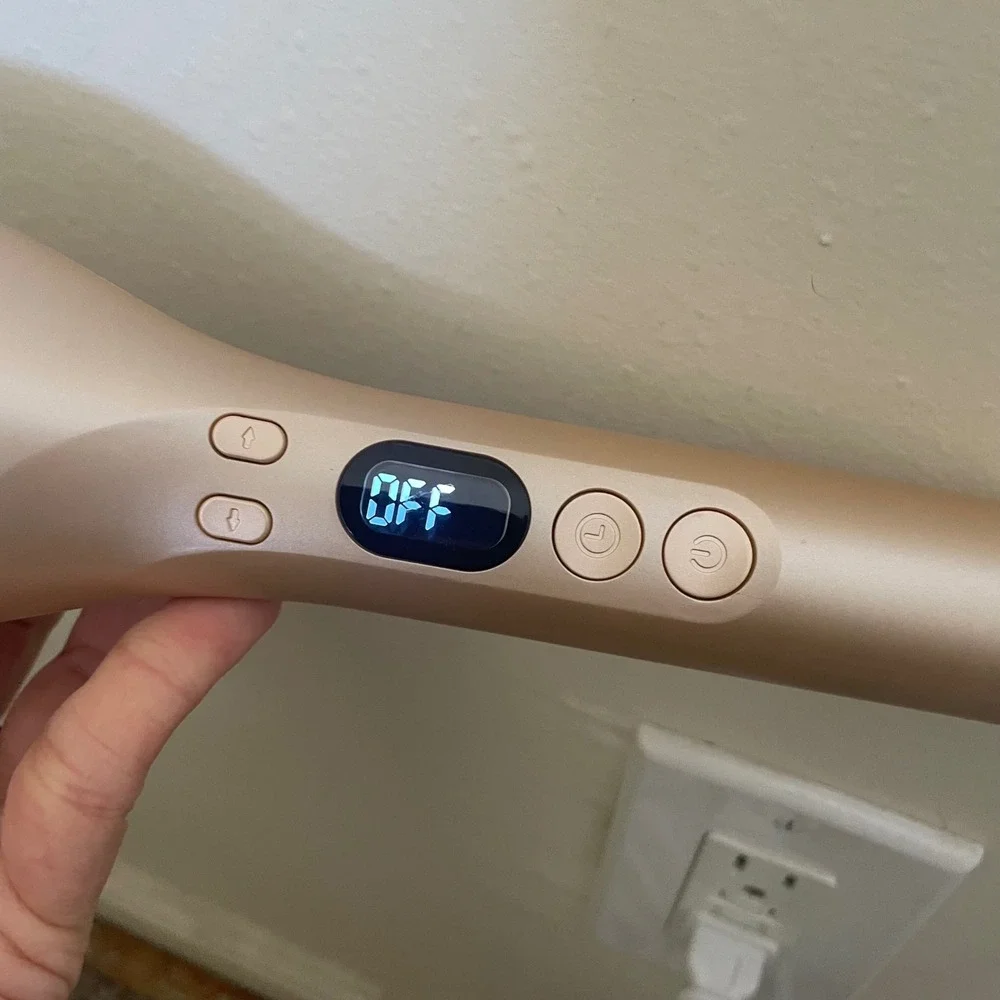 EYESUN Automatic Portable Rotating Hair Curling Iron Ceramic‎ LCD Display WORKS!